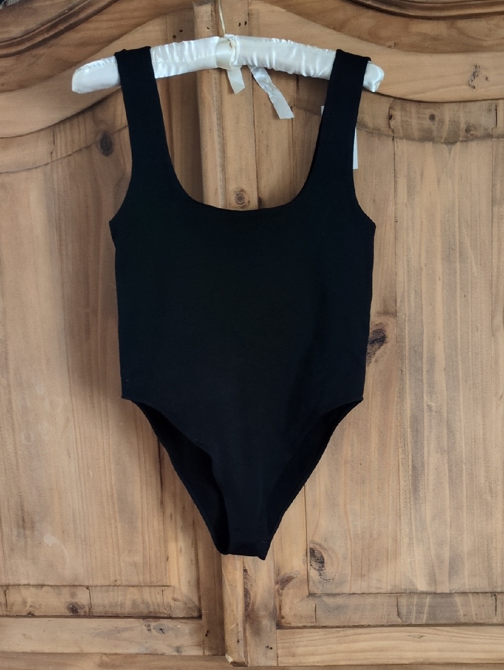 Target a.new day™ Black Scoop Neck Bodysuit